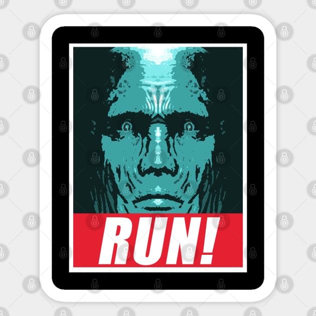 X Run Sticker by nickbeta